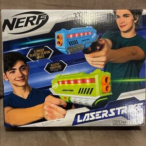 Nerf Laserstrike Blaster Set - Blue and Green
